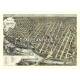 Veduta antica USA: Minneapolis 1891.