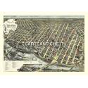Veduta antica USA: Minneapolis 1891