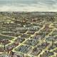 Veduta antica USA: Minneapolis 1891. Zoom 3.