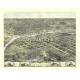 Veduta antica USA: Desmoines 1868.