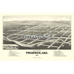 Veduta antica USA: Frederick 1883.