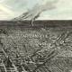 Veduta antica USA: Detroit 1889. Zoom 3.