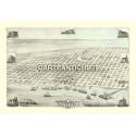 Veduta antica USA: Galveston 1871