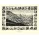 Veduta antica USA: Virginia City 1891.