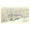 Mappa ferrovie sopraelevate di Chicago 1908