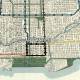 Mappa ferrovie sopraelevate di Chicago 1908. Zoom 2.