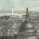 Veduta antica USA: Washington DC 1871. Zoom 1.