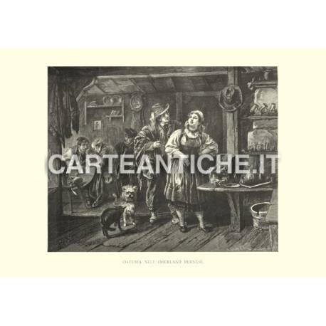 Veduta Svizzera: Osteria nell'Oberland Bernese.