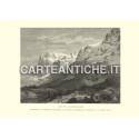 Veduta antica Svizzera: Vette e Ghiacciai