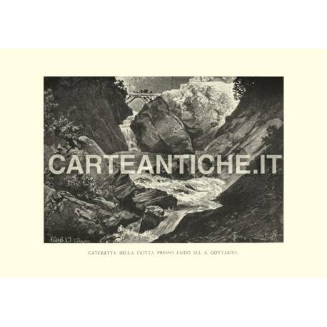 Svizzera: Cateratta della Piotta presso Faido sul S.Gottardo.