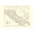 Mappa Italia centrale nel 1883