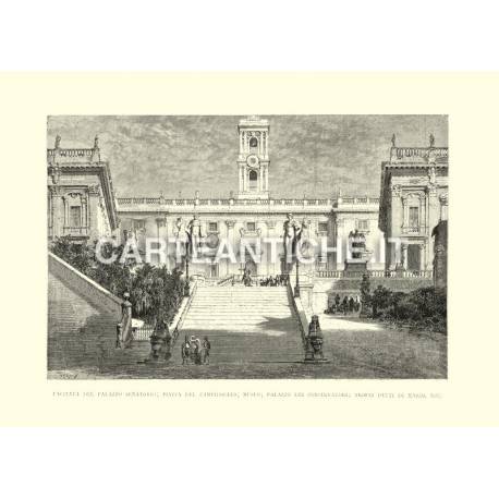 Facciata del Palazzo Senatorio - Piazza del Campidoglio