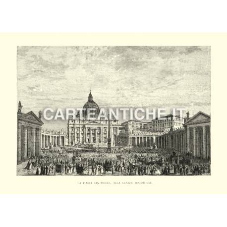Piazza San Pietro alla grande benedizione.