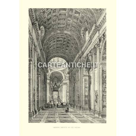 Grande navata di San Pietro.