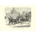 Carrozza di gala che esce da San Pietro