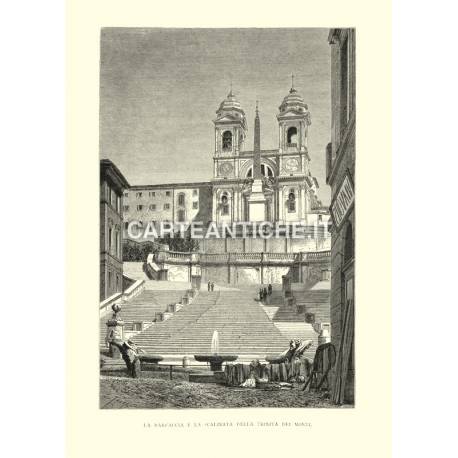 Barcaccia e Scalinata della Trinità dei Monti.