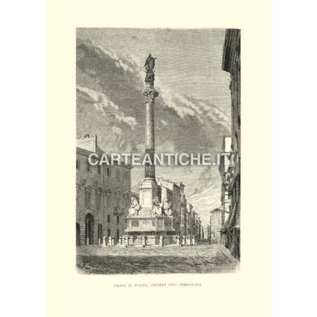 Piazza di Spagna - Colonna dell'Immacolata.