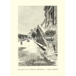 Scalinata di Trinità de' Monti - Villa Medici.