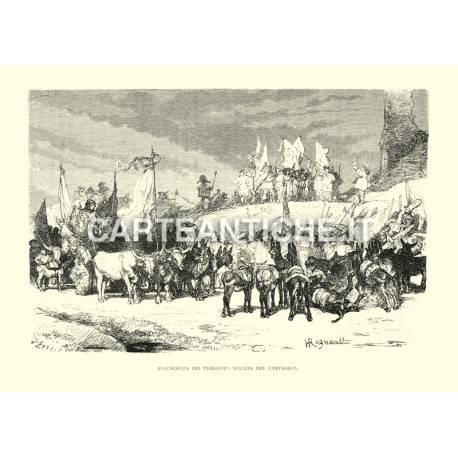 Mascherata dei tedeschi: sfilata del corteggio.