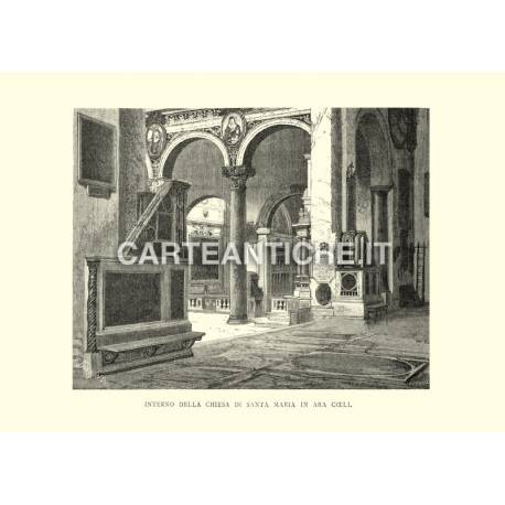 Interno della Chiesa di Santa Maria in Ara Coeli