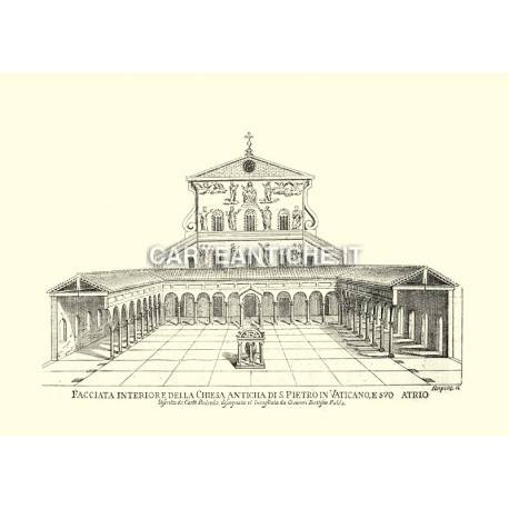 San Pietro: facciata interiore della chiesa antica