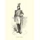 Disegno antico di una Guardia Nobile
