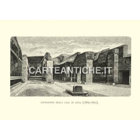Esumazione della casa di Livia (1869-1870)
