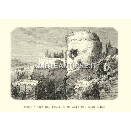 Torre antica del Palatino in vista del Gran Circo