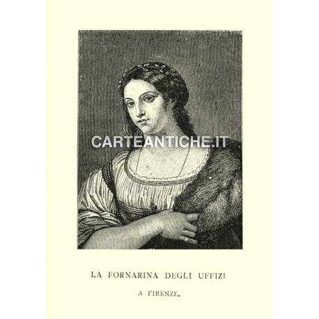 Ritratti: La Fornarina degli Uffizi a Firenze.