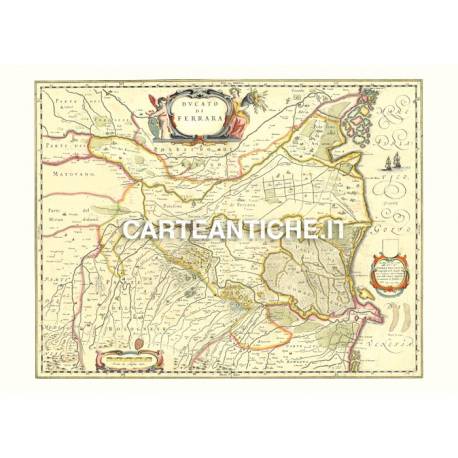 Emilia-Romagna, carta antica 01.