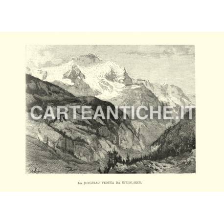 La Jungfrau veduta da Interlaken