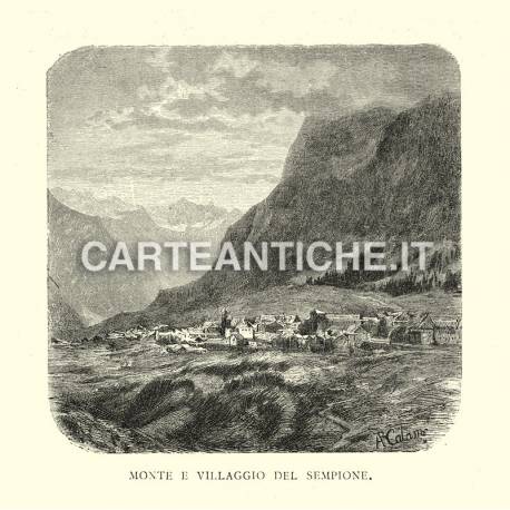 Monte e villaggio del Sempione