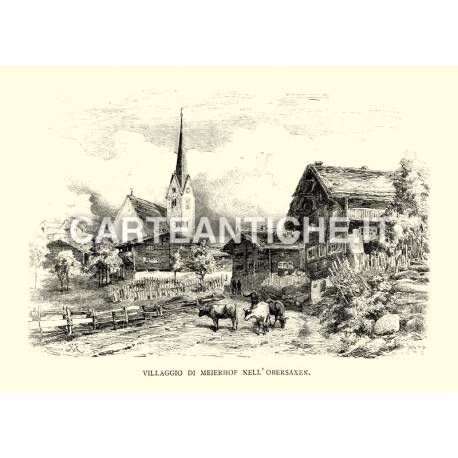 Villaggio di Meierhof nell'Obersaxen