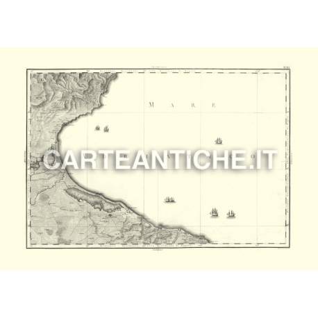 Capitanata verso L’Adriatico (1806)