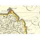 Marche, carta antica 02. Zoom 3/4.