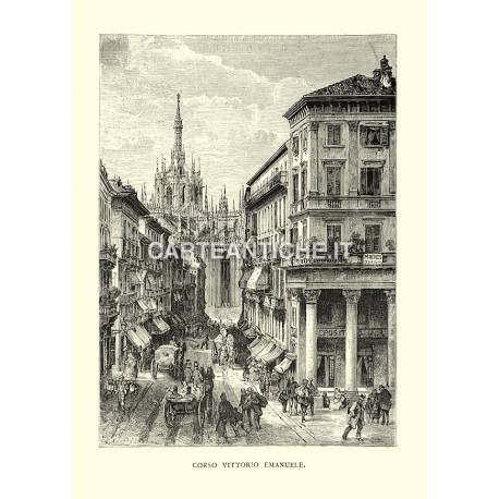 Milano: Corso Vittorio Emanuele.