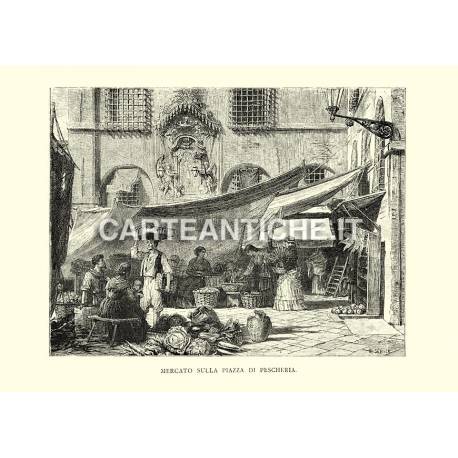Mercato sulla Piazza di Pescheria.