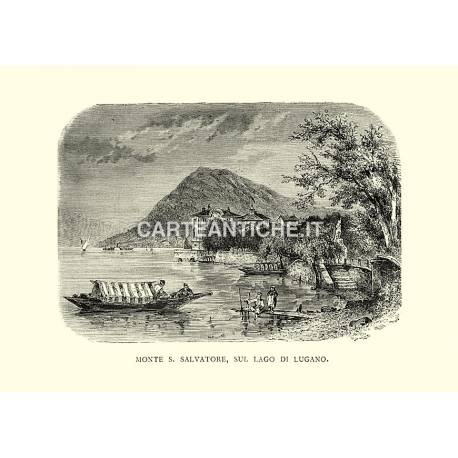 Monte S. Salvatore, sul Lago di Lugano.