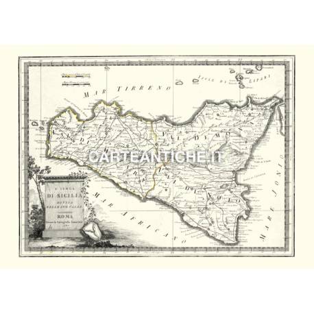 Sicilia, carta antica 03.
