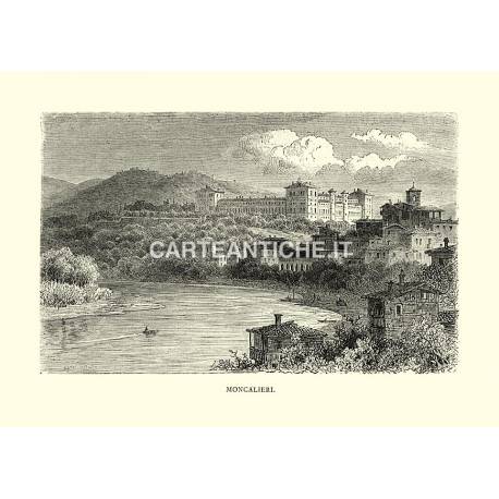 Veduta antica: Moncalieri.