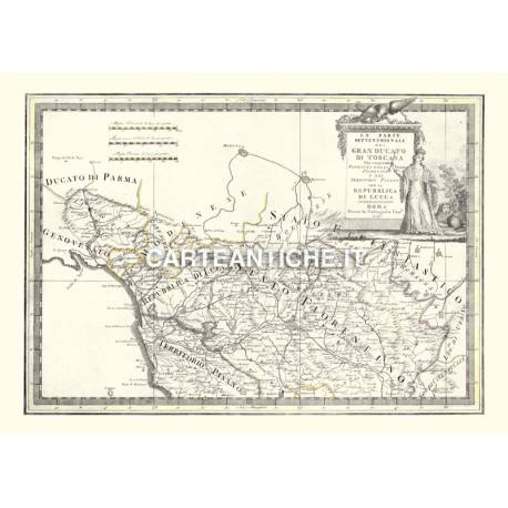 Toscana, carta antica 01.
