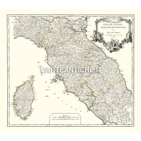 Toscana, carta antica 03.