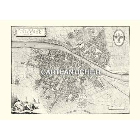 Firenze, carta antica 01.