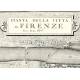 Firenze, carta antica 01. Zoom 5/5.