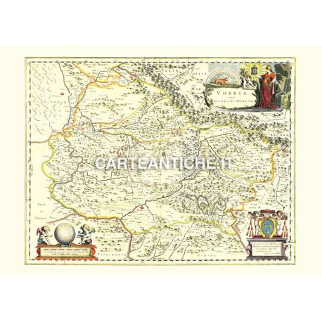Umbria, carta antica 03.