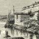 Il Tevere, tra l'Ospizio San Michele e l'Aventino. Dettaglio 1/3