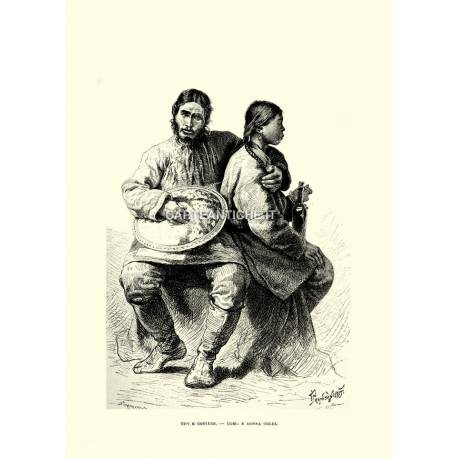 Costumi: uomo e donna Goldi.