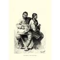 Costumi: uomo e donna Goldi.