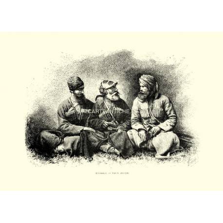 Mingrelii - Tipi e costumi (Asia).