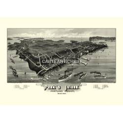 Peaks Island, Portland harbor, Maine (1886)